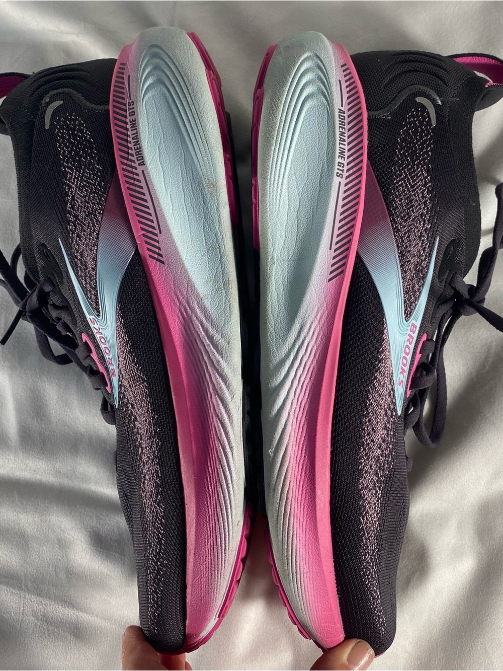 BROOKS Adrenaline GTS Running DNA Loft Nitrogen Injected, Pink, black size 12